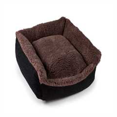 Bronte Glen Senior Gold 7+ Cosy Dog Bed - Brown